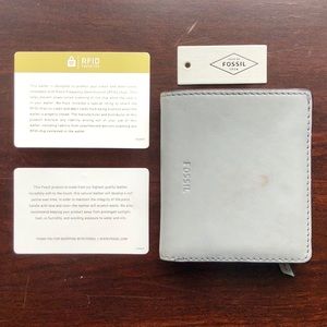 Fossil Mini Emma Wallet - iron grey